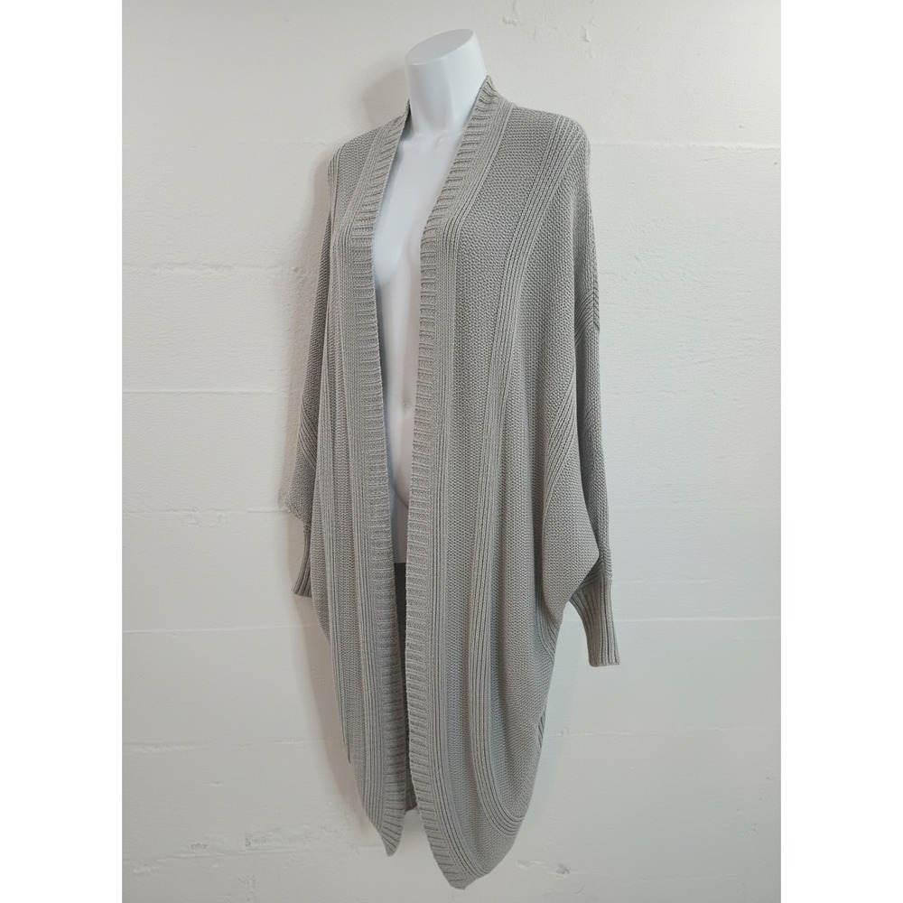 American Eagle Cocoon Cardigan Women's Size XS Gray Boho Coastal Grandma Artsy